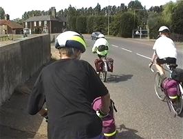 Crossing the River Great Ouse at Downham Market